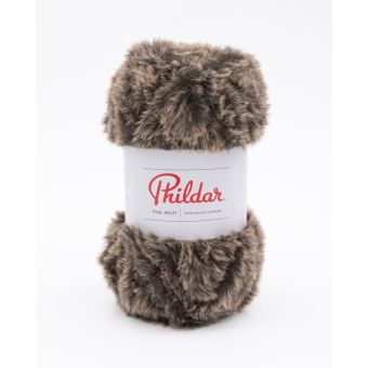 Pelote de fil à tricoter Inuit vison - Phildar