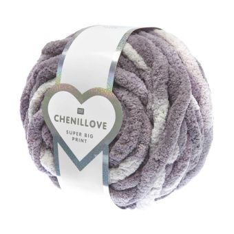 Pelote Chenillove Super Big Print 300g – Douceur XXL pour Créations Cocooning