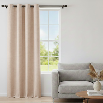 Rideau crinkle lin 140x250cm