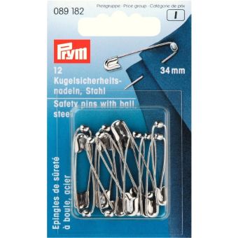 Épingles de sûreté à boule 34mm