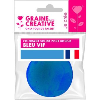 Graine Créative - colorant solide pour bougie 20 g Bleu