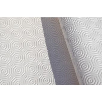 Protection de table pvc Blanc 110 roulée et sans plis