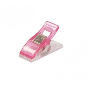 Lot 12 pinces à tissus patchwork Fuchsia 2,7x1cm