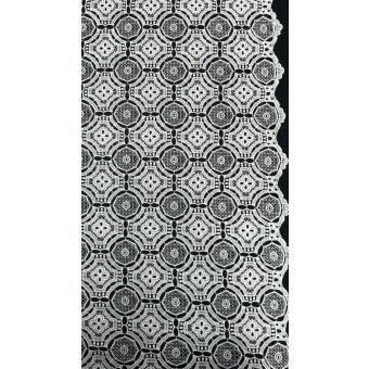 Dentelle guipure style macramé – Toucher coton