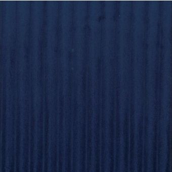 Tissu polaire Minky côtelé bleu marine