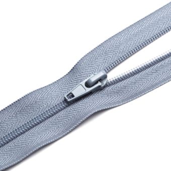 Fermeture spirale avec curseur n°5 - Au mètre Gris