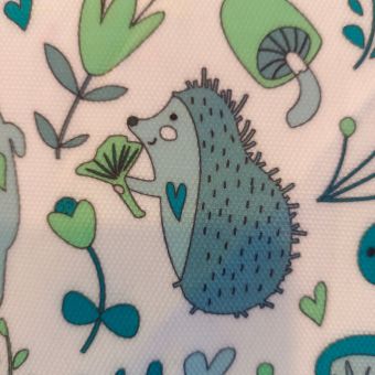 Toile imperméable animaux de la forêt