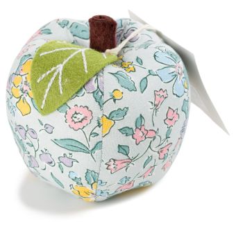 Porte aiguille forme pomme Liberty floral multico