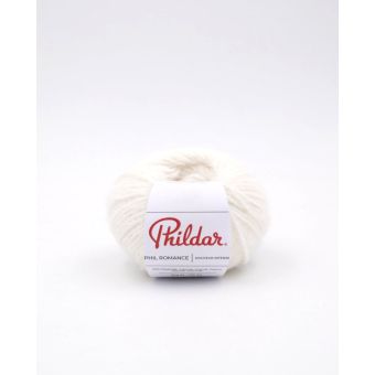 Pelote de fil à tricoter Romance écru - Phildar