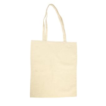 MégaCréa DIY - Sac en coton à décorer Tote bag 38x42 cm Anses longues 70 cm