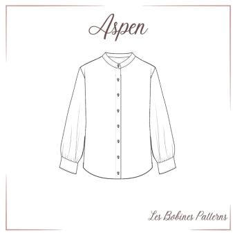 Patron de couture Chemise Aspen - Taille 34 au 56