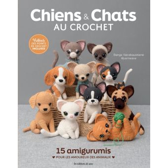 Livre chiens et chats au crochet