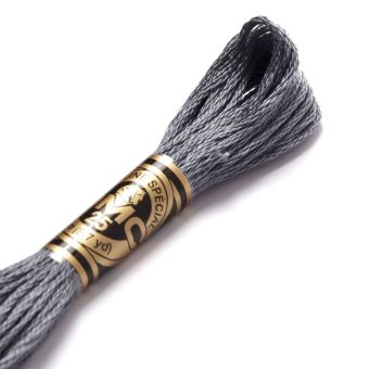 Fil mouliné à broder - Tons gris - COL 317