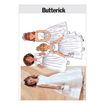 Patron Butterick 3351 Veste et robe filles, facile de 6 à 8 ans