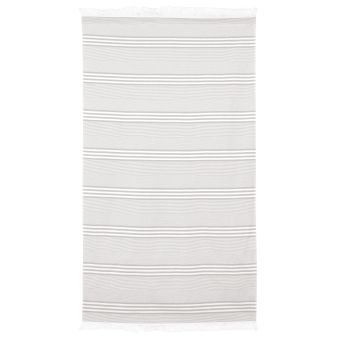 Drap de plage Fouta Rayures Marron