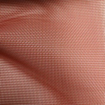 Toile grille siège et bain soleil rouge