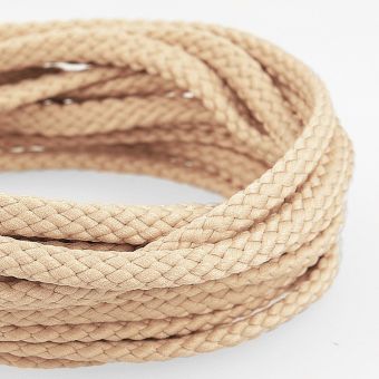Cordon polyester 5mm nude