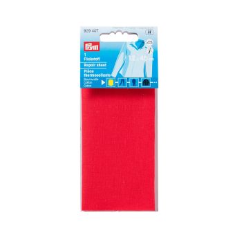 Pièce thermocollante, 12 x 45cm, rouge