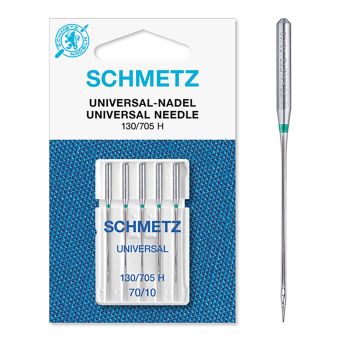 Aiguilles machine Schmetz universelles 70 - blister de 5
