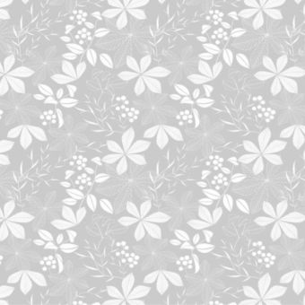 Nappe transparente imprimée PETALE blanc