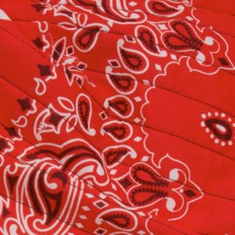 Coupon 2m matelassé Bandana rouge - Promod Couture