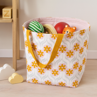 Sac de rangement tulipe 25x25cm