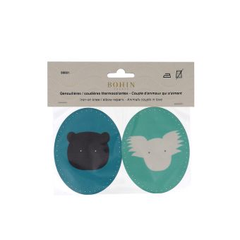 Genouillères ourson/koala thermocollant - Bohin