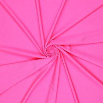 Maille lycra stretch maillot de bain unie fuchsia
