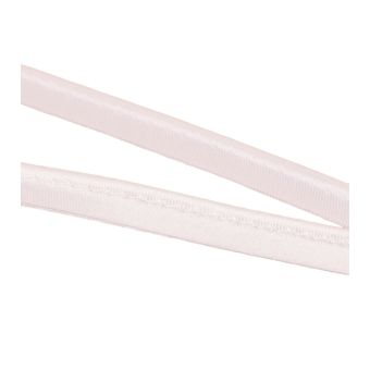 Bobine 25m passepoil satin 10mm blanc