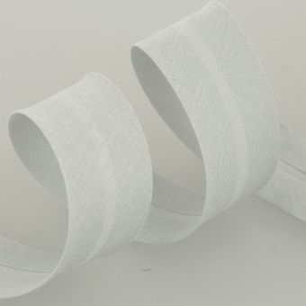 Biais replié 30mm (15+15) gris souris