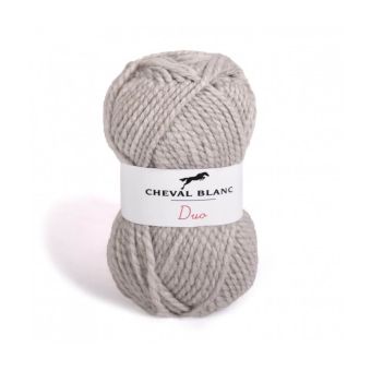 Pelote à tricoter DUO - Cheval Blanc
