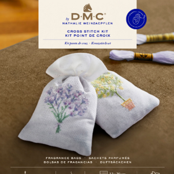 Kit créateur point de croix sachets parfumés DMC
