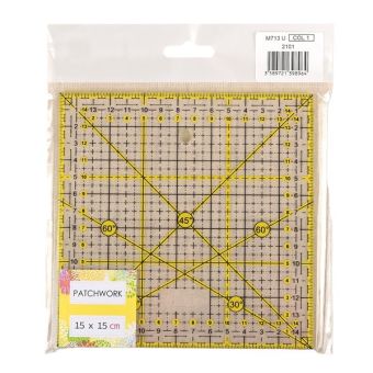 Règle patchwork 15x15cm