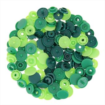 Boutons-pression Color Snaps vert
