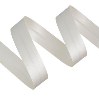 Biais satin polyester 20mm(10+10) écru