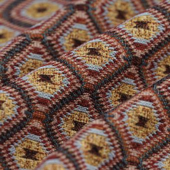 Tissu jacquard losange Uxul