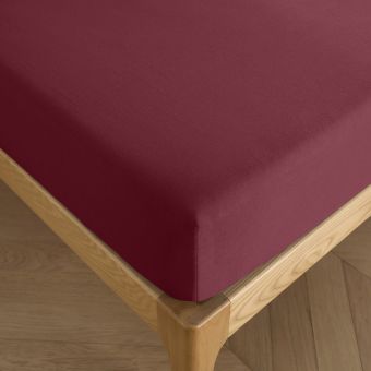 Drap housse 140 x 190 cm bonnet 30 cm "Prémium" pour lit 2 places