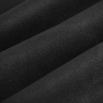 Tissu effet lainage noir