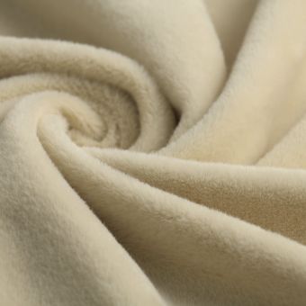 Tissu Minky lisse premium beige