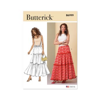 Patron Butterick B6999K5 Femme Jupe ample du 36 au 44