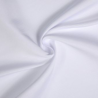 Tissu ottoman uni blanc