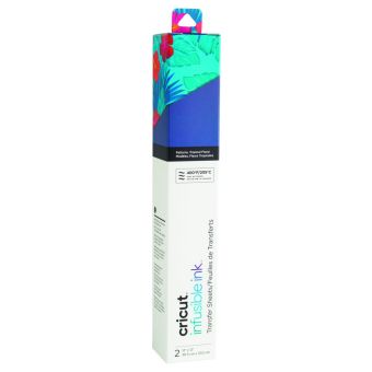Cricut 2 transfert infusible ink fleurs tropicales 30,5 x 30,5 cm