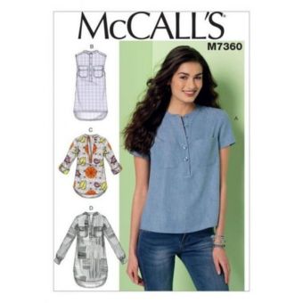 Patron McCall's 7360E5 Top femme du 42 au 50