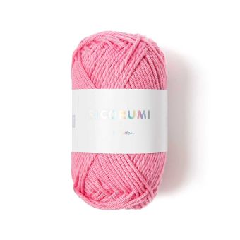 Fil à crocheter Creative Ricorumi dk rose bonbon 012 coton 57,5m - Rico Design