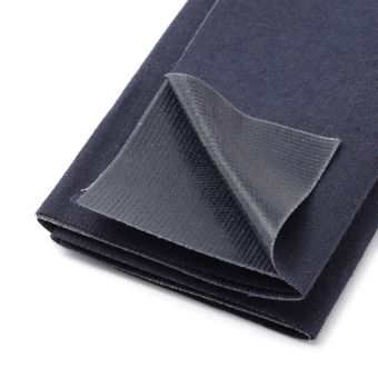 Pièce thermocollante coton bleu marine