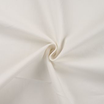 Tissu denim coton stretch uni écru