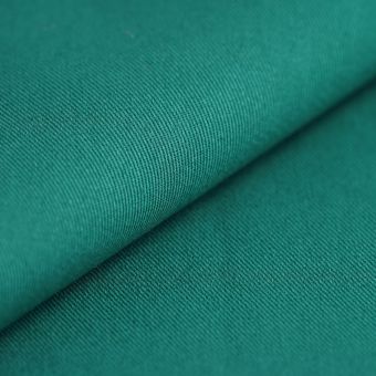 Tissu sergé coton uni Sierra vert 