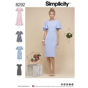Patron Simplicity S8292.R5 - Robe Femme 42 - 50