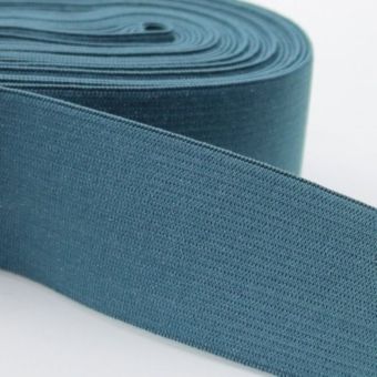 Élastique souple pour jupe gris 40 mm