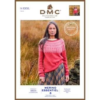 brochure leaflet DMC modèle Merino Essentiel